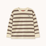 Tinycottons | Retro Stripes Sleeve Tee | Cacao
