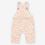 Buho | BB Mini Cuore dungaree | Cream pink