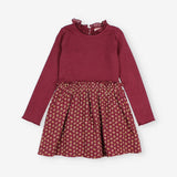 Buho | Cottage combi dress | Pomegranate
