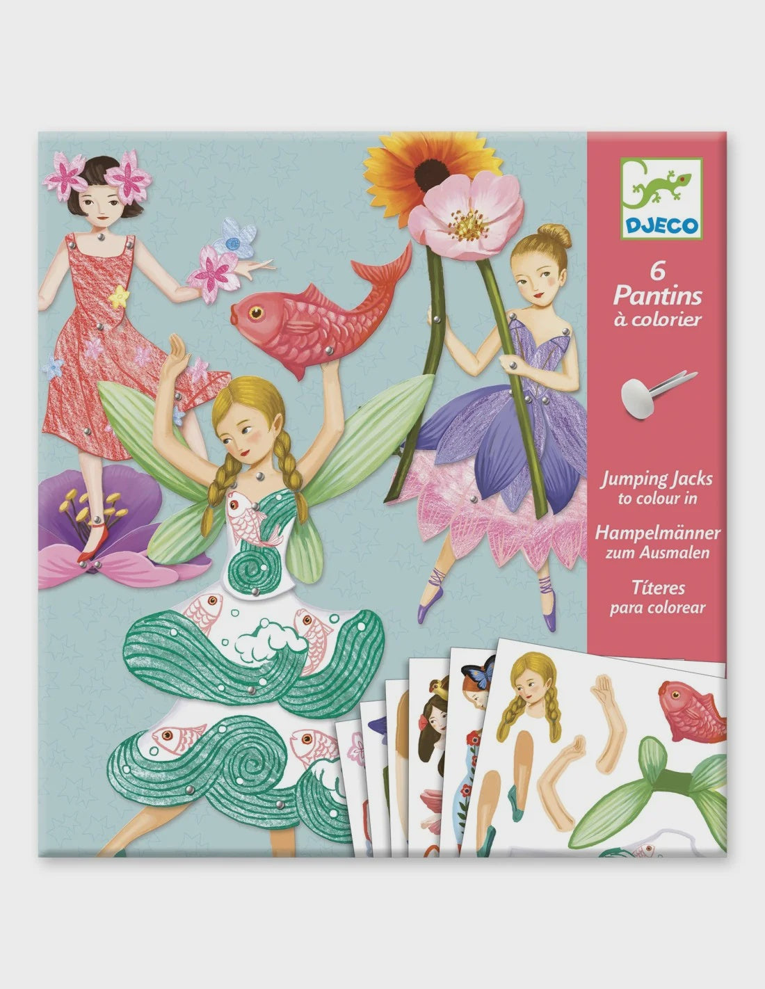 Djeco | Ledenfiguurtjes kleuren | Feeen