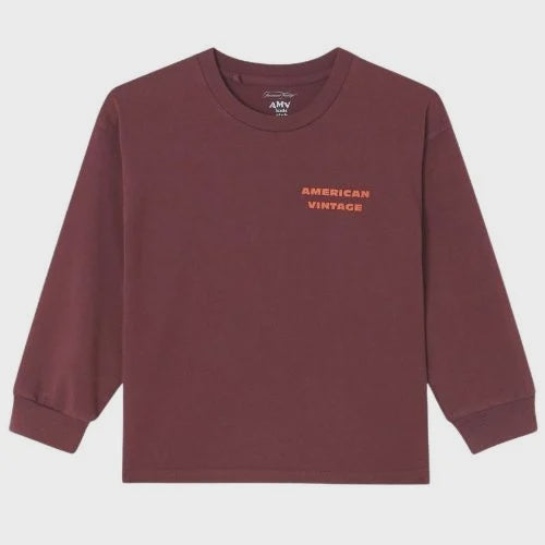American Vintage | Fizvalley Longsleeve | aubergine vintage