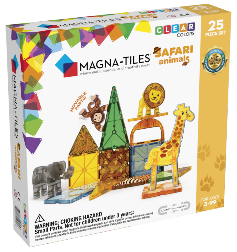 Magnatiles | Safari animals - 25 stuks