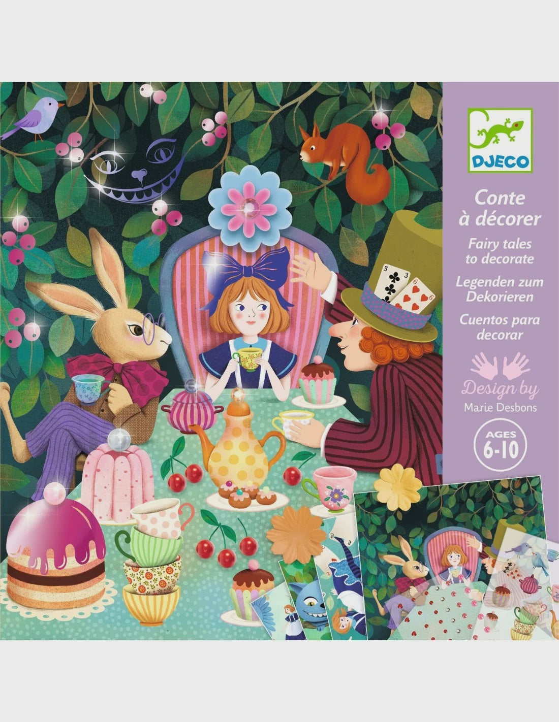 Djeco | Verhalen versieren | In Wonderland