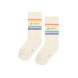 Jenest | Sport socks | Off white multi colour
