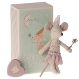 Maileg Tooth fairy mouse, little sister in matchbox