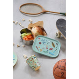 Rice | Roestvrijstalen lunchbox -Sportprint zachtgroen