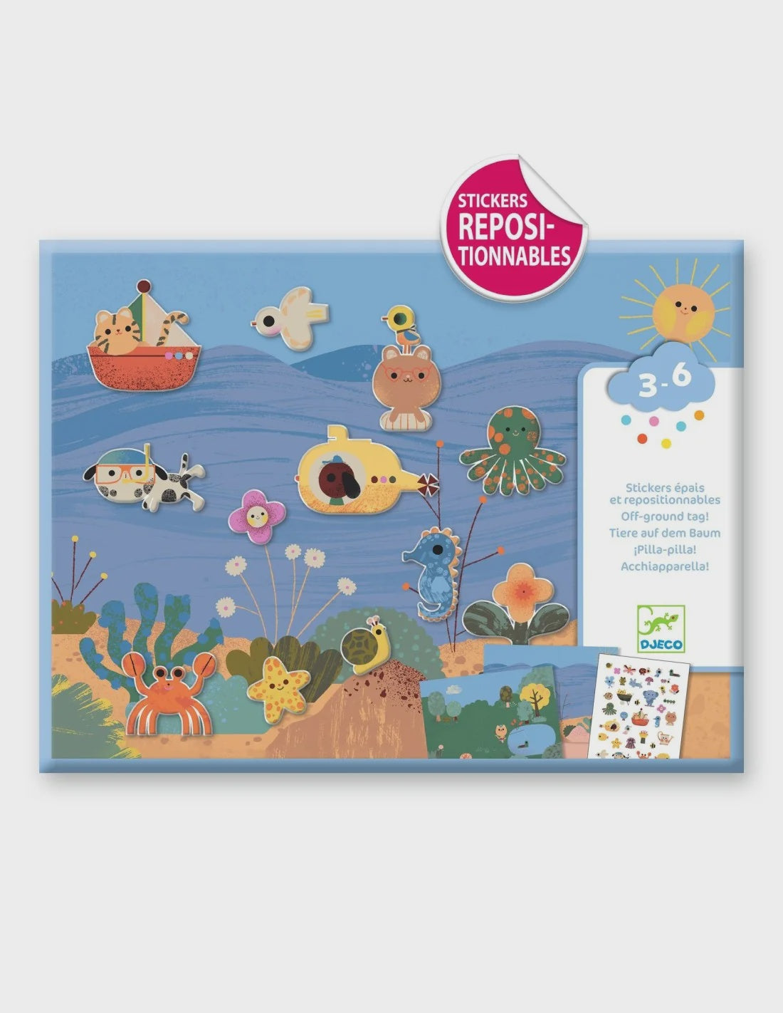 Djeco | Creeeren met stickers | Summertime