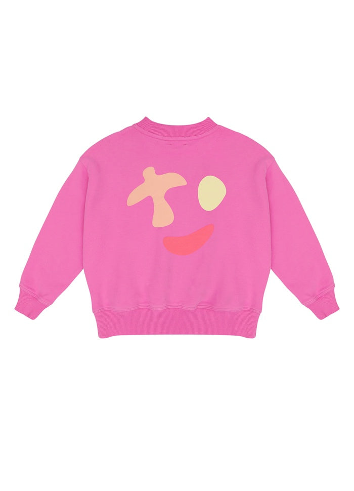 Jenest | Happy bird sweater | Fuchsia pink