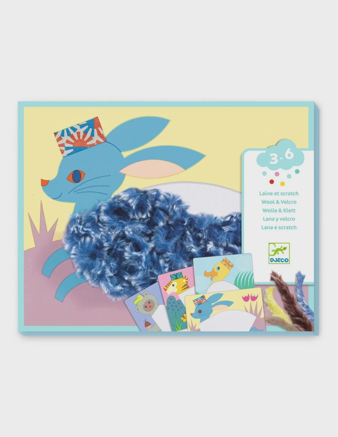 Djeco | Wol & Klittenband | Met een hoed